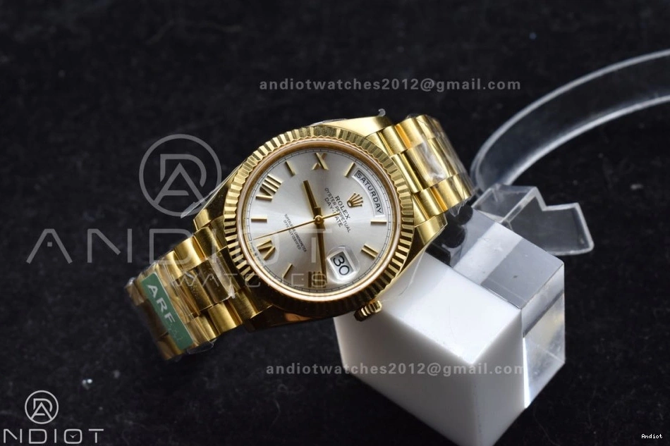 Edition 664 Date Effortless YG Silver Day Dial 228238 Best Roman Weight) President Bracelet 40 1:1 On ARF VR3255 (Gain 0706